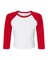 BELLA + CANVAS® Women's Micro Rib Three-Quarter Raglan Baby Tee